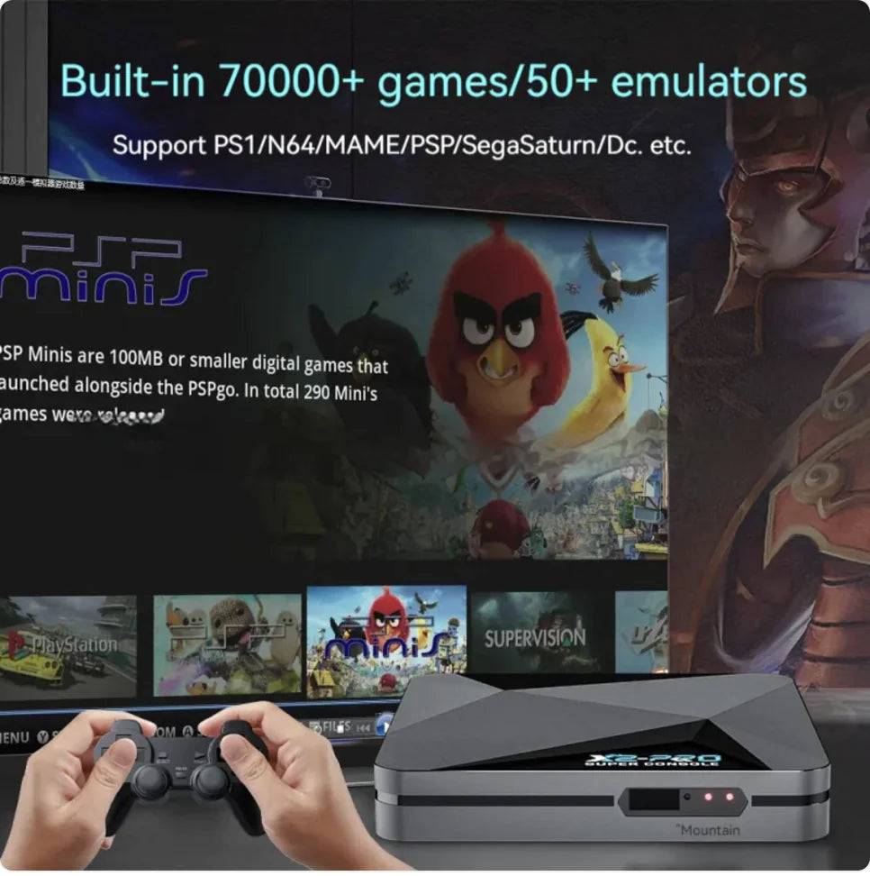 3-in-1 Home Video Game Set-Top Box